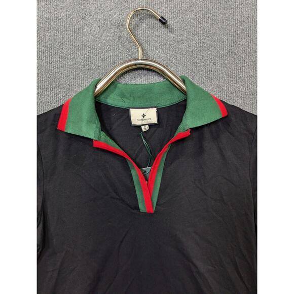 Tuckernuck Black Dress with Red and Green Accents - Picture 2 of 13